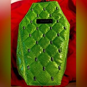 NWT Rock Rebel Studded Frank Quilted Coffin Backpack